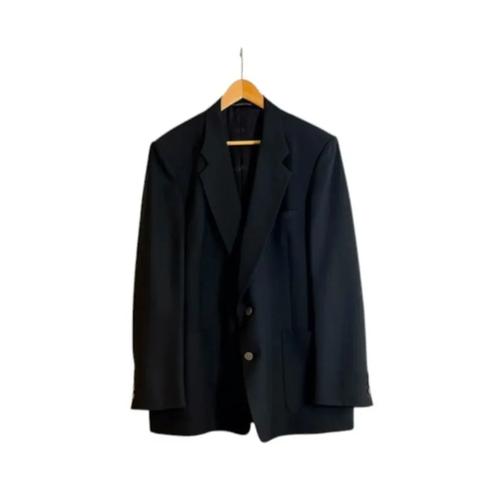 Vintage Christian Dior Monsieur Black Tailored Blazer Approx 42R